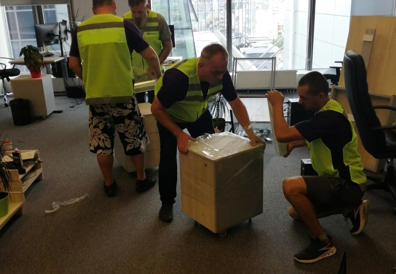 Ochranné balení firemního vybavení